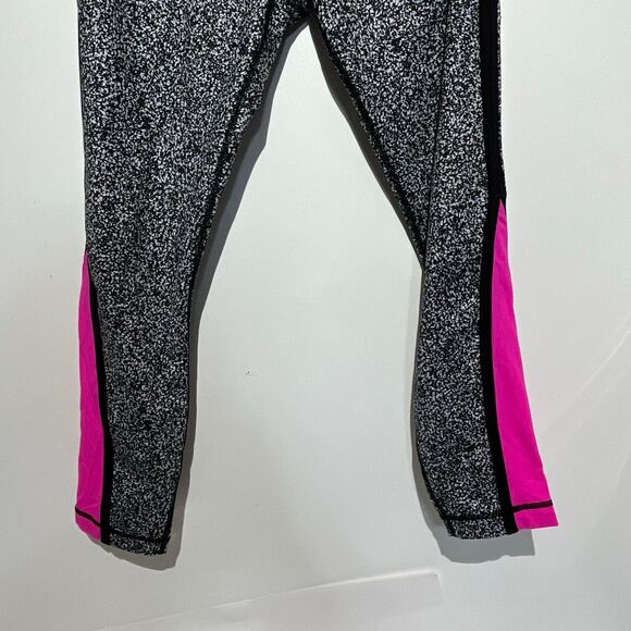 Lululemon Women's White Raspberry Pace Tight Flashback Static Leggings Size 8 - Picture 4 of 9